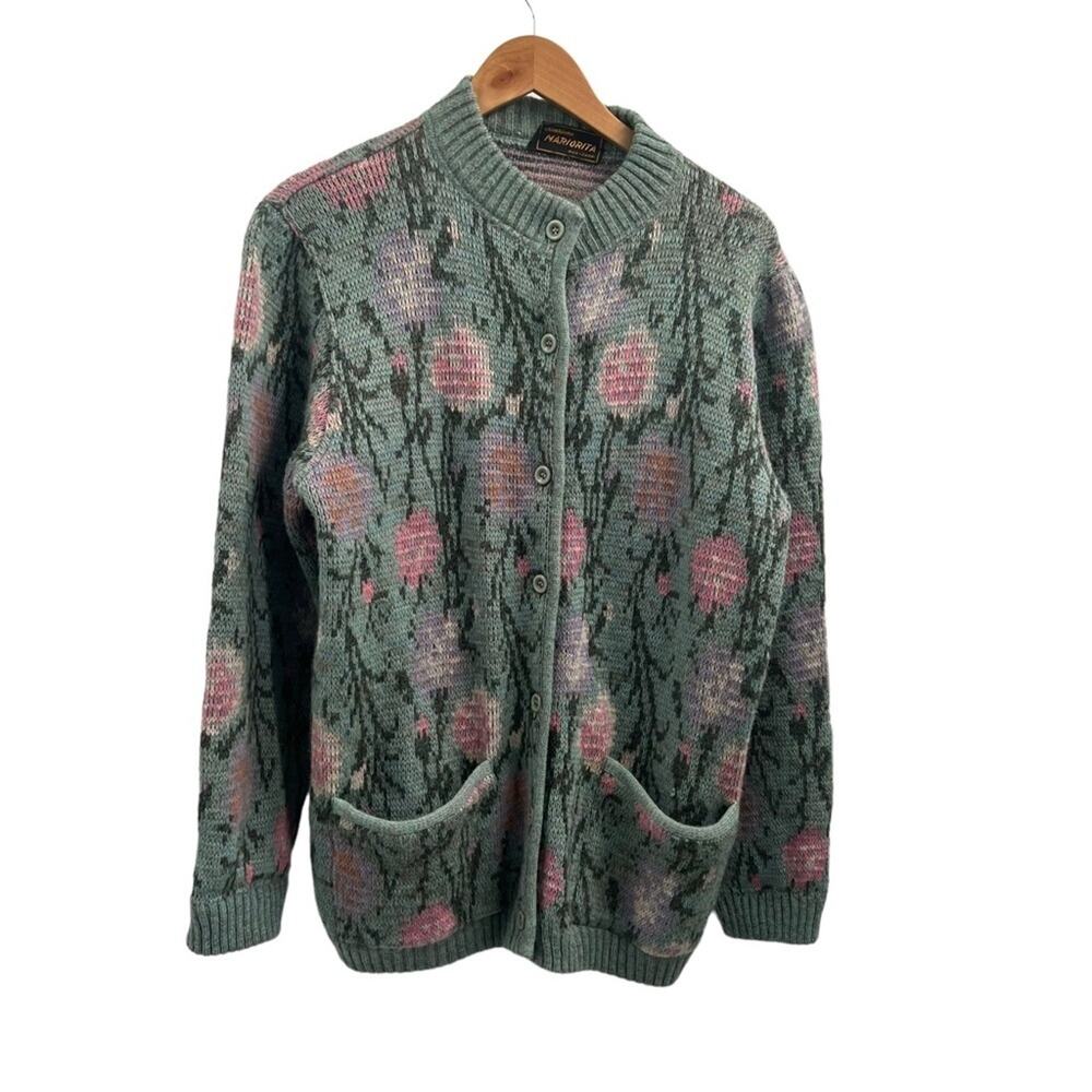 Creazione Mariorita-Ana Capri Italian Vintage Mohair Blend Cardigan Med-Large